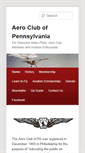 Mobile Screenshot of aeroclubpa.org